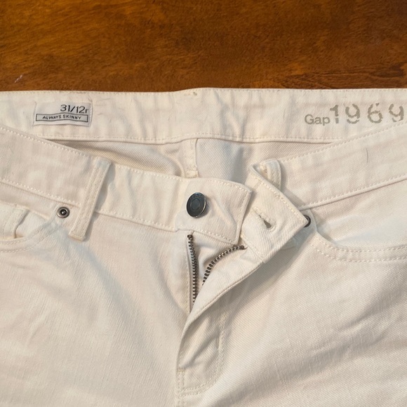 GAP Denim - Gap white always skinny jeans